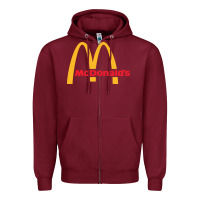 Burgundy mcd Zipper Hoodie - StudioElite