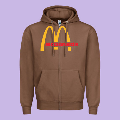 Mcd Zipper Hoodie Designed By Studioelite