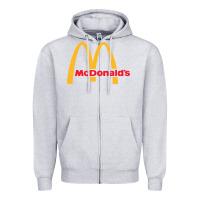 Heather Grey mcd Zipper Hoodie - StudioElite