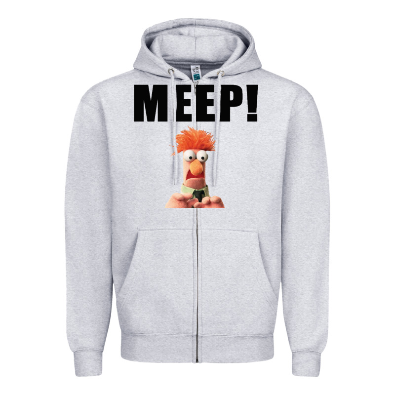 Beaker Meep Zipper Hoodie by StudioElite | Teevron