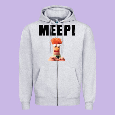 Beaker Meep Zipper Hoodie Designed By Studioelite