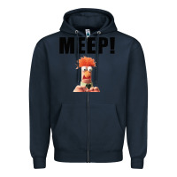 Navy Beaker MEEP Zipper Hoodie - StudioElite