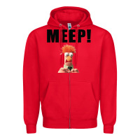Red Beaker MEEP Zipper Hoodie - StudioElite