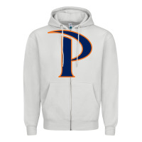 Dove Grey pepperdine waves Zipper Hoodie - StudioElite