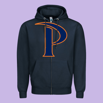 Pepperdine Waves Zipper Hoodie Designed By Studioelite