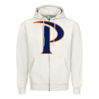 Oatmeal Heather pepperdine waves Zipper Hoodie - StudioElite