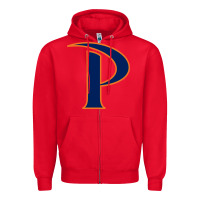 Red pepperdine waves Zipper Hoodie - StudioElite