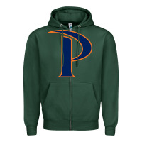 Sports Green pepperdine waves Zipper Hoodie - StudioElite