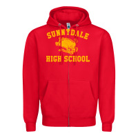Red high scool merch Zipper Hoodie - StudioElite