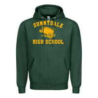 Sports Green high scool merch Zipper Hoodie - StudioElite