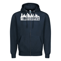 Navy be someone h town houston texas skyline. t shirt Zipper Hoodie - StudioElite