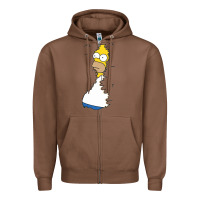 Chestnut Homer In Hedges Classic Zipper Hoodie - StudioElite