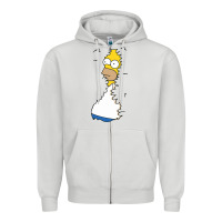 Dove Grey Homer In Hedges Classic Zipper Hoodie - StudioElite
