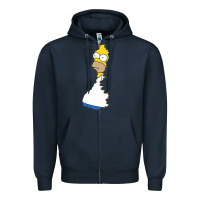 Navy Homer In Hedges Classic Zipper Hoodie - StudioElite