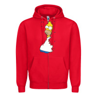 Red Homer In Hedges Classic Zipper Hoodie - StudioElite