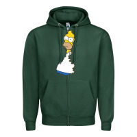 Sports Green Homer In Hedges Classic Zipper Hoodie - StudioElite
