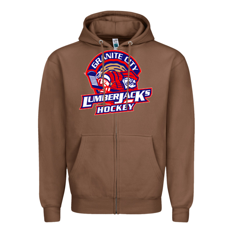 Granite City Lumberjacks Hockey Zipper Hoodie by StudioElite | Teevron