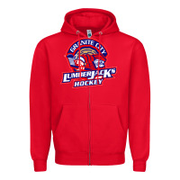Red granite city lumberjacks hockey Zipper Hoodie - StudioElite