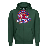 Sports Green granite city lumberjacks hockey Zipper Hoodie - StudioElite