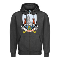 Charcoal Heather cork gaa classic Zipper Hoodie - StudioElite