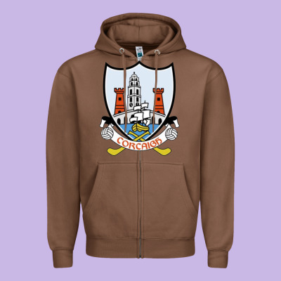 Cork Gaa Classic Zipper Hoodie Designed By Studioelite