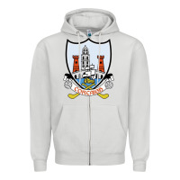 Dove Grey cork gaa classic Zipper Hoodie - StudioElite