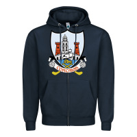Navy cork gaa classic Zipper Hoodie - StudioElite