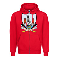 Red cork gaa classic Zipper Hoodie - StudioElite