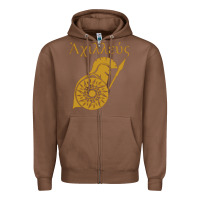 Chestnut achilles son of peleus Zipper Hoodie - StudioElite
