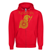 Achilles Son Of Peleus Zipper Hoodie | Teevron