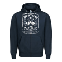 Johnny Cash Man In Black Zipper Hoodie | Teevron