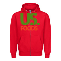 Red us foods design Zipper Hoodie - StudioElite