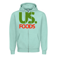 Seafoam us foods design Zipper Hoodie - StudioElite