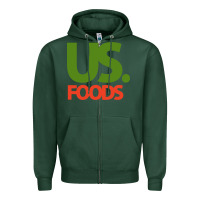 Sports Green us foods design Zipper Hoodie - StudioElite