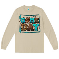 Mushroom Game day American Football leopard frame Long Sleeve Tee - LillyAllenDesigns