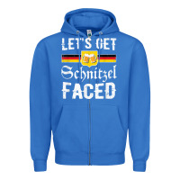 True Royal lets get schnitzel faced men women vintage oktoberfest t shirt Zipper Hoodie - StudioElite