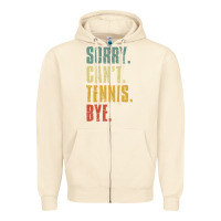 Sandshell sorry can't tennis bye funny vintage retro tennis player t shirt Zipper Hoodie - StudioElite