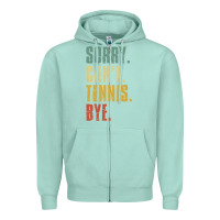 Seafoam sorry can't tennis bye funny vintage retro tennis player t shirt Zipper Hoodie - StudioElite