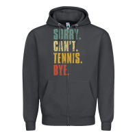 Smoke sorry can't tennis bye funny vintage retro tennis player t shirt Zipper Hoodie - StudioElite