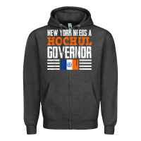 Charcoal Heather new york needs a hochul governor kathy hochul 2022 new york t shirt Zipper Hoodie - StudioElite
