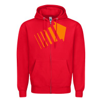 Red david legion arrow Zipper Hoodie - StudioElite