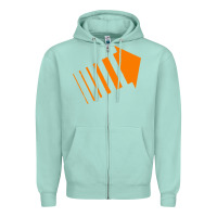 Seafoam david legion arrow Zipper Hoodie - StudioElite