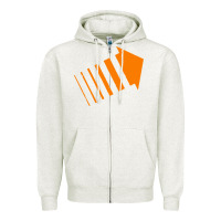 Oatmeal Heather david legion arrow Zipper Hoodie - StudioElite