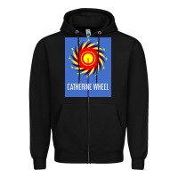 Black The Essential Design-(Catherine-Wheel) Zipper Hoodie - StudioElite
