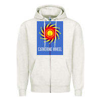 Oatmeal Heather The Essential Design-(Catherine-Wheel) Zipper Hoodie - StudioElite