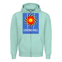 Seafoam The Essential Design-(Catherine-Wheel) Zipper Hoodie - StudioElite