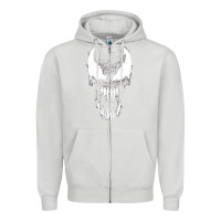 Dove Grey Venom Zipper Hoodie - StudioElite