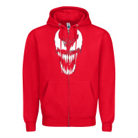 Red Venom Zipper Hoodie - StudioElite