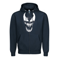 Navy Venom Zipper Hoodie - StudioElite