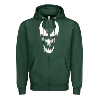 Sports Green Venom Zipper Hoodie - StudioElite